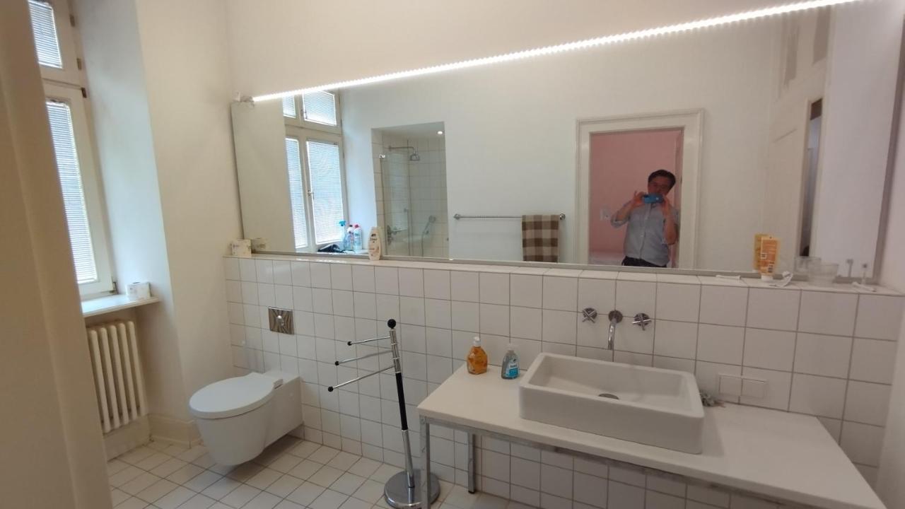 Denkmalschutz Stadthaus Zimmer 1 Im Mannheim Quadrat Exterior foto